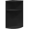 Image de Vidaxl table d'appoint noir 29,6 x 29,6 x 60 cm bois d'ingénierie