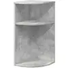 Image de Vidaxl table d'appoint gris béton 29,6 x 29,6 x 60 cm