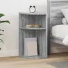 Image de Table dappoint - VIDAXL - Vidaxl - Gris Sonoma - 296 x 296 x 60 cm - Bois dingénierie