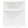 Image de Vidaxl table d'appoint blanc 39,7 x 39,7 x 60 cm bois d'ingénierie