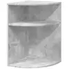 Image de Vidaxl table d'appoint gris béton 39,7 x 39,7 x 60 cm