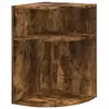 Image de Vidaxl table d'appoint chêne fumé 39,7 x 39,7 x 60 cm