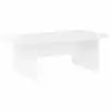 Image de Vidaxl table basse blanc brillant 93 x 53 x 33 cm bois d'ingénierie
