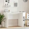 Image de Bureau - VIDAXL - 109 x 50 x 78 cm - Blanc - Bois dingénierie - Grandes capacités de stockage
