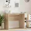 Image de Bureau Chêne Sonoma 109 X 50 X 78 Cm Bois D'ingénierie Vidaxl