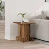 Image de Table dappoint - VIDAXL - 355 x 35 x 40 cm - Bois dingénierie - Grand rangement - Contemporain