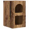 Image de Vidaxl table de chevet bois ancien 29,5 x 33,5 x 50 cm
