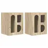 Image de Vidaxl table de chevet 2 pcs chêne sonoma 40 x 35 x 50 cm