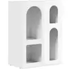 Image de Vidaxl buffet elst blanc brillant 59 x 35 x 80,5 cm bois d'ingénierie