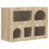 Image de Vidaxl buffet chêne sonoma 80,5 x 35 x 59 cm bois d'ingénierie