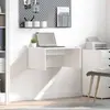 Image de Bureau Mural Blanc 60 X 45 X 30 Cm Bois D'ingénierie Vidaxl