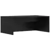 Image de Vidaxl bureau mural chêne noir bois d'ingénierie 80 x 45 x 30 cm