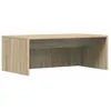 Image de Bureau mural en bois dingénierie - vidaXL - Chêne Sonoma - 80x45x30 cm - Gain de place - Facile à nettoyer