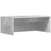 Image de Vidaxl bureau mural gris béton bois d'ingénierie 80 x 45 x 30 cm