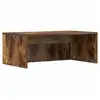 Image de Vidaxl bureau mural chêne fumé bois d'ingénierie 80 x 45 x 30 cm