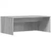 Image de Vidaxl bureau mural gris sonoma bois d'ingénierie 80 x 45 x 30 cm