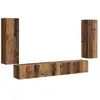 Image de Vidaxl ensemble de meuble tv mural 4 pc bois ancien bois d'ingénierie