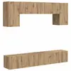 Image de Vidaxl ensemble meuble tv 5 pc noir bois d'ingénierie