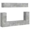Image de Vidaxl ensemble meuble tv 5 pc gris béton bois d'ingénierie