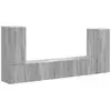 Image de Vidaxl ensemble meuble tv 4 pc gris sonoma bois d'ingénierie