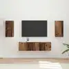 Image de Ensemble Meuble Tv 4 Pcs Bois Ancien Bois D'ingénierie Vidaxl
