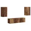 Image de Vidaxl ensemble meuble tv 4 pc bois ancien bois d'ingénierie