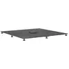 Image de Vidaxl pied de parasol gris foncé 100 x 100 x 4 cm acier