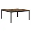 Image de Vidaxl table basse chêne fumé 100 x 100 x 45 cm bois d'ingénierie