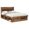 Image de Vidaxl cadre de lit bois ancien 140 x 190 cm pin massif