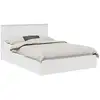 Image de Vidaxl lit de rangement blanc 140 x 190 cm bois d'ingénierie