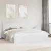 Image de vidaXL Cadre de lit Blanc 200 x 200 cm Bois de pin massif 3410965