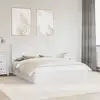 Image de Lit De Rangement Blanc 160 X 200 Cm Bois D'ingénierie Vidaxl