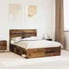 Image de vidaXL Cadre de lit Bois ancien 140 x 190 cm Pin massif 3411421