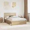 Image de vidaXL Cadre de lit Sonoma 160 x 200 cm Bois de pin massif 3411722