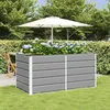 Image de Jardinière - VIDAXL - 160 x 80 x 75 cm - Gris clair - Acier & plastique - Intérieur/extérieur