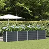 Image de Jardinière - VIDAXL - Rectangulaire - Acier galvanisé - Anthracite - 385 x 50 x 77 cm