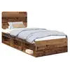 Image de Vidaxl cadre de lit bois ancien 90 x 200 cm bois de pin massif