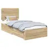 Image de Vidaxl cadre de lit chêne sonoma 100 x 200 cm bois d'ingénierie