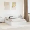 Image de Lit De Rangement Blanc 140 X 190 Cm Bois D'ingénierie Vidaxl