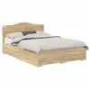 Image de Vidaxl cadre de lit chêne sonoma 140 x 190 cm bois d'ingénierie