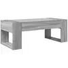 Image de Vidaxl table basse gris sonoma 110 x 50 x 41 cm bois d'ingénierie