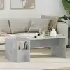 Image de Table Basse Gris Béton 90 X 45 X 35 Cm Bois D'ingénierie Vidaxl