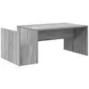 Image de Vidaxl table basse gris sonoma 90 x 45 x 35 cm bois d'ingénierie