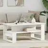Image de Table Basse Blanc 90 X 50 X 40 Cm Bois D'ingénierie Vidaxl