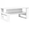 Image de Vidaxl table basse blanc 90 x 50 x 40 cm bois d'ingénierie