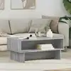 Image de Table Basse Gris Sonoma 80 X 46 X 35 Cm Bois D'ingénierie Vidaxl