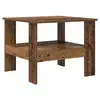 Image de Vidaxl table basse bois ancien 57 x 55 x 45 cm bois d'ingénierie