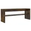 Image de Vidaxl meuble tv chêne fumé 100 x 30 x 40 cm bois d'ingénierie