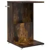 Image de Vidaxl table d'appoint chêne fumé 40 x 35 x 60 cm bois d'ingénierie