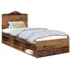 Image de Vidaxl cadre de lit bois ancien 90 x 190 cm pin massif